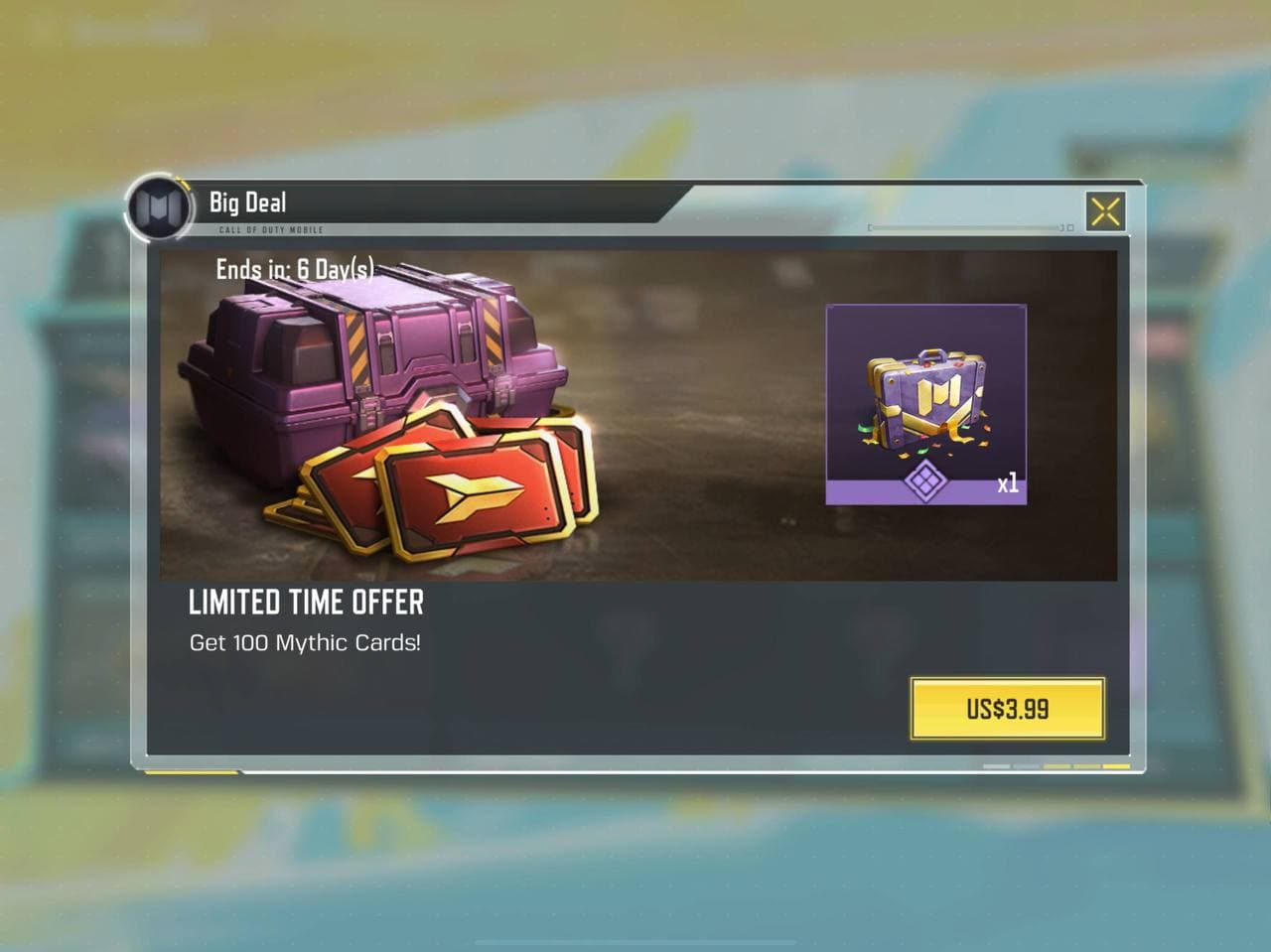 تصویر محصول آفر کارت متیک کالاف دیوتی موبایل