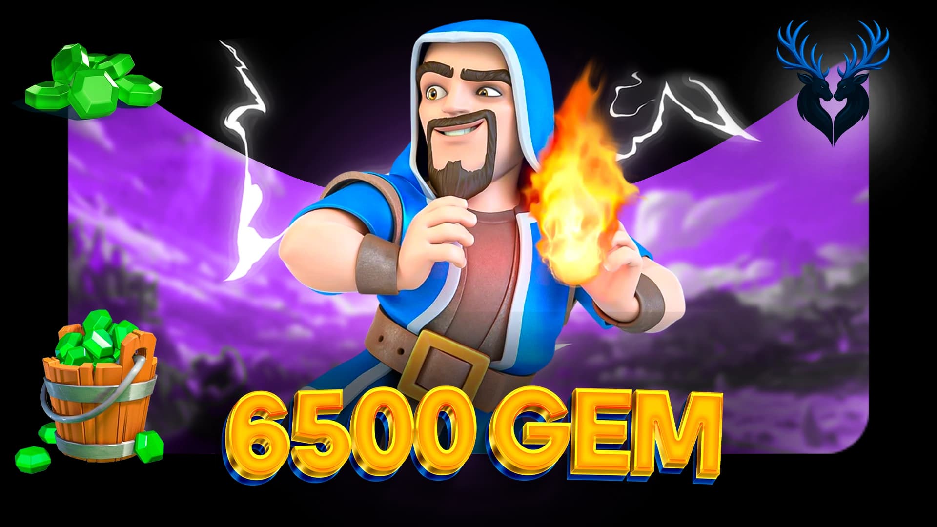 تصویر محصول 6500 جم کلش رویال برای موبایل