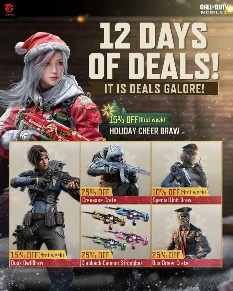 بازگشت احتمالی 12 Days of Deals در فصل ۱۱ کالاف دیوتی موبایل